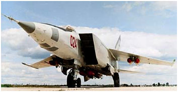 МиГ-25РБ с бомбами
